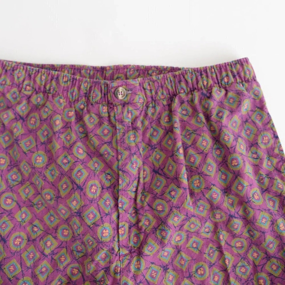 Vintage L.L. Bean Purple  with Shape Design Pants Med - Picture 12 of 14